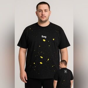 Rexy Paint Splattered Graphic Tee – Sz 4XL (Pre-Owned)